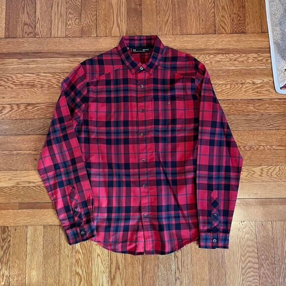 Y2K Under Amour‎ Flannel - Picture 1 of 8
